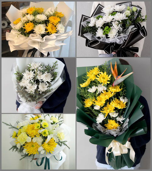 四川达州达川区管村镇白事花束代送
